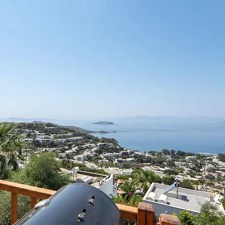 וילה Sea View Flat With Terrace 3 Min To Beach גומושלוק
